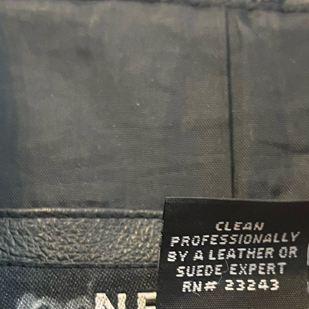 New York & Company Black Leather Jacket Size Medium - Picture 10 of 10